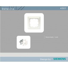 4301 Siemens Delta Line - rama simpla (intrerupator sau priza)